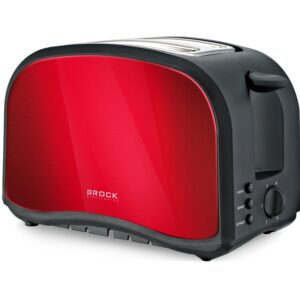 Brock BT 1002 RD Toaster 800W, Red