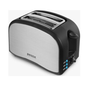 Brock BT 1003 SS Toaster 800W, Black/Steel