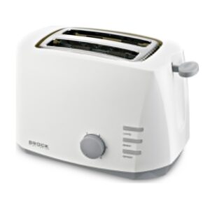 Brock BT 1002 WH Toaster 800W, White